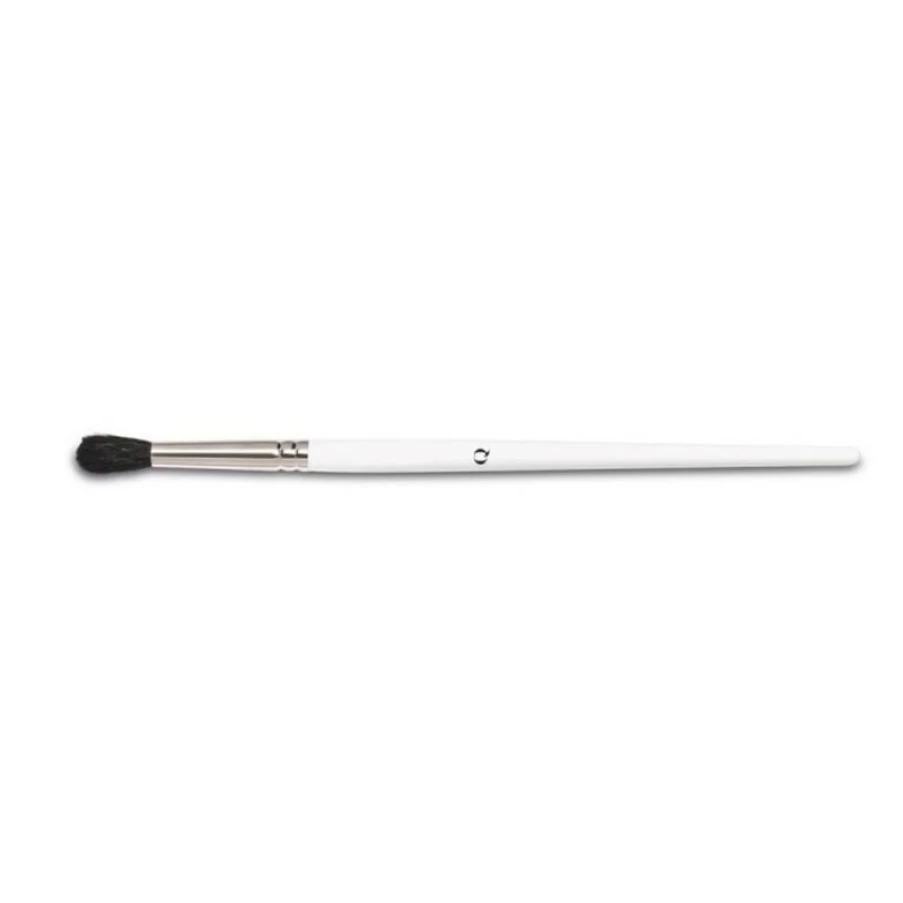 QStudio Flame-Shaped Crease Brush P13 - Precision Eye Contour Makeup Tool