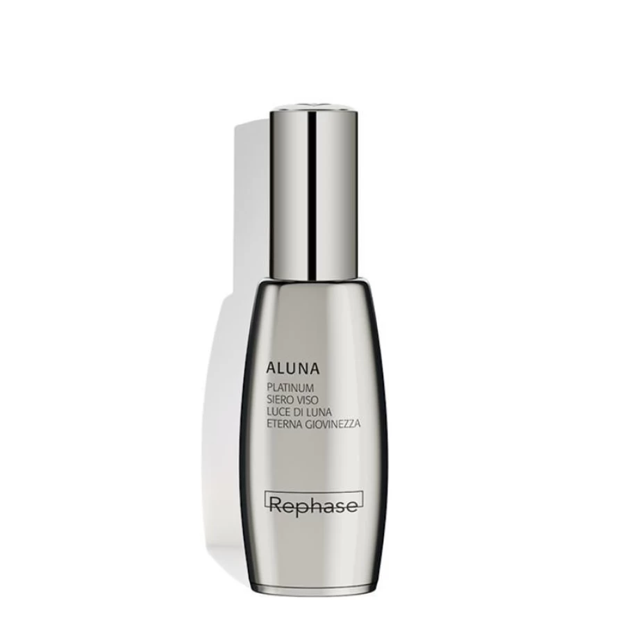 Rephase Aluna Platinum Moonlight Face Serum - Anti-Aging, Brightening Night Serum with Platinum