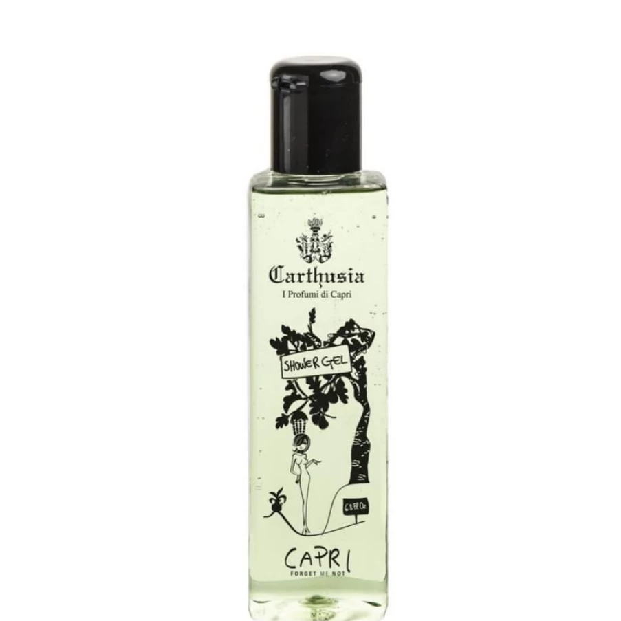 Carthusia Capri Forget Me Not Shower Gel - Luxurious Floral Scented Body Wash