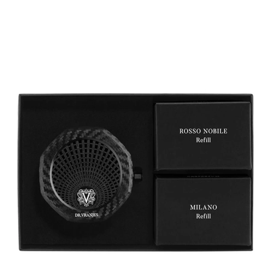 Dr. Vranjes Luxury Gift Box Car Perfume with 2 Refills – Premium Car Air Freshener Set