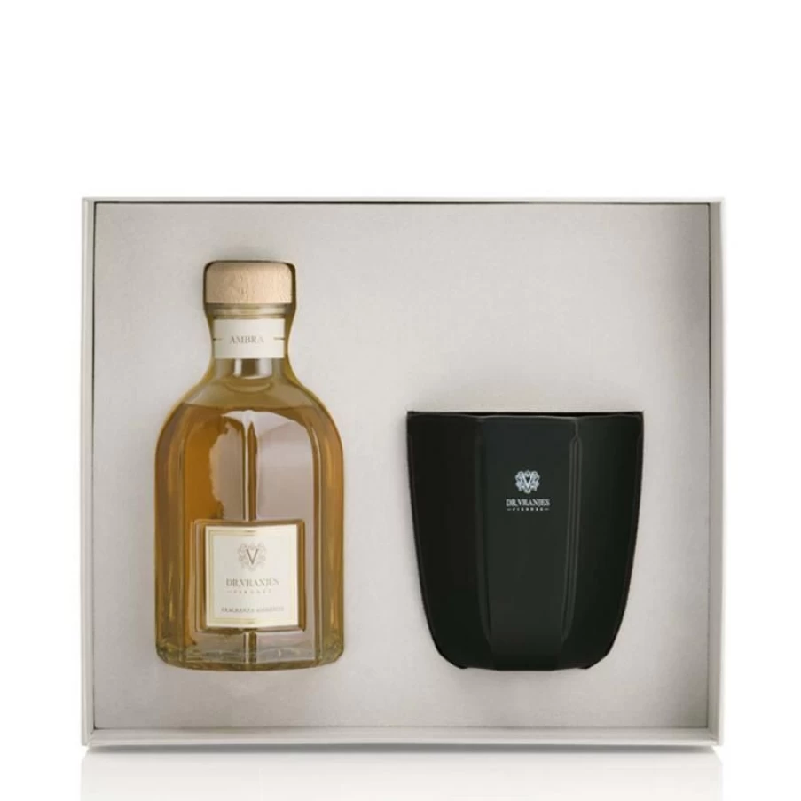"Dr. Vranjes Ambra Scented Candle & Fragrance Gift Box Set - 100ml Perfume & 80g Candle"