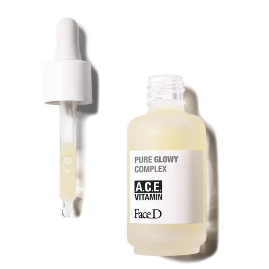 FaceD Pure Glowy Complex Serum with Vitamin A, C & E for Radiant Skin