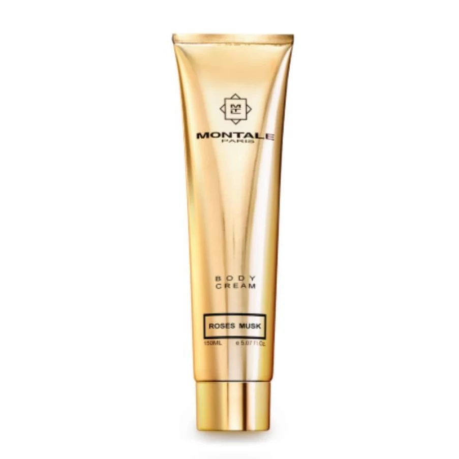 Montale Paris Roses Musk Body Cream - Luxurious Floral Scented Moisturizing Cream for Women