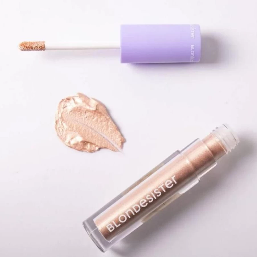 Blondesister Gloweye Light Gold Eyeshadow Palette 01 - Shimmer & Long Lasting Makeup