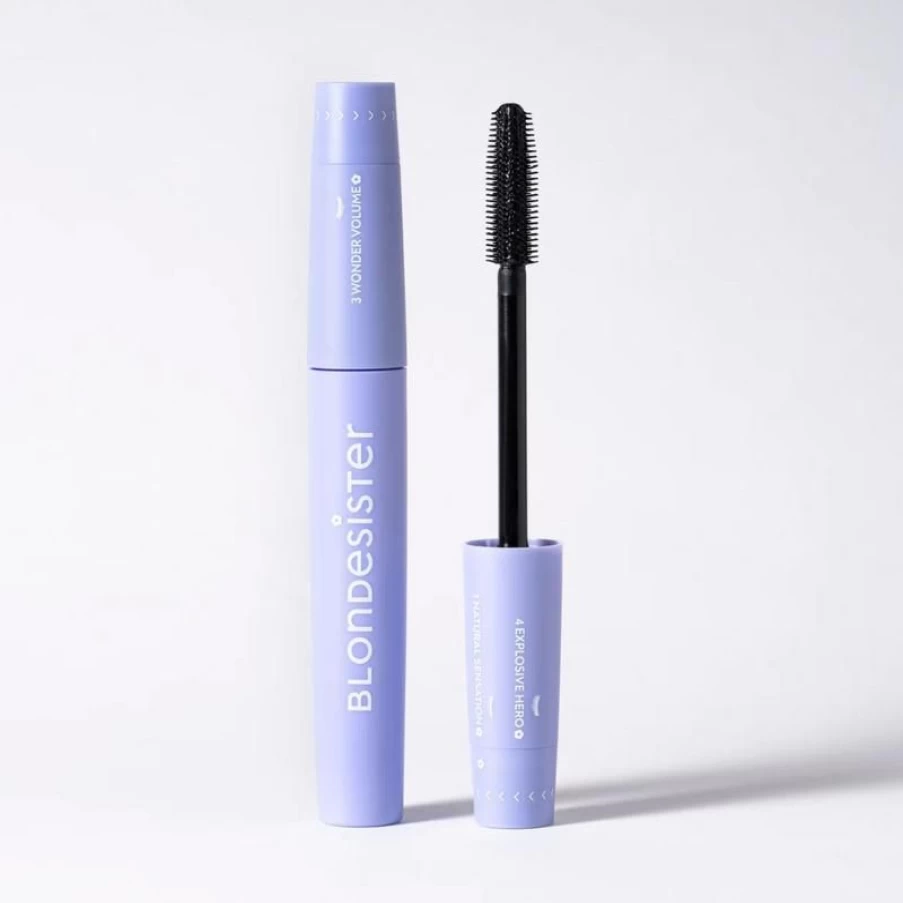 Blondesister 4 In 1 Clickturn Mascara - 01 Ultra Black for Volume, Length, Curl & Lift
