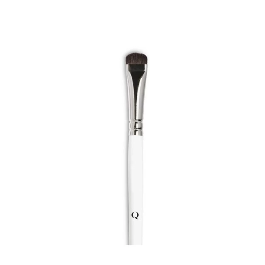 QStudio Short Smudge Eye Brush P12 - Professional Makeup Blending Tool for Crease & Eyeliner
