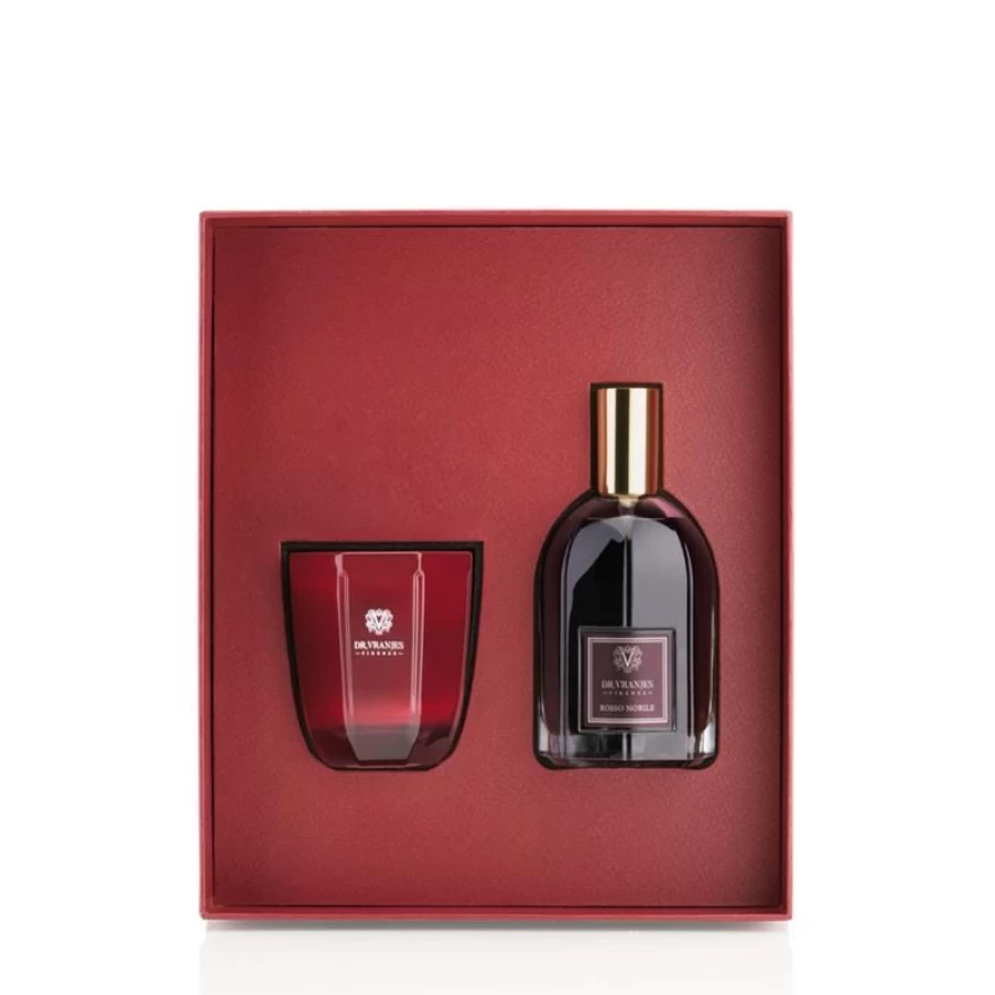 Dr. Vranjes Rosso Nobile Luxury Gift Box Set - 80g Scented Candle & 100ml Room Spray