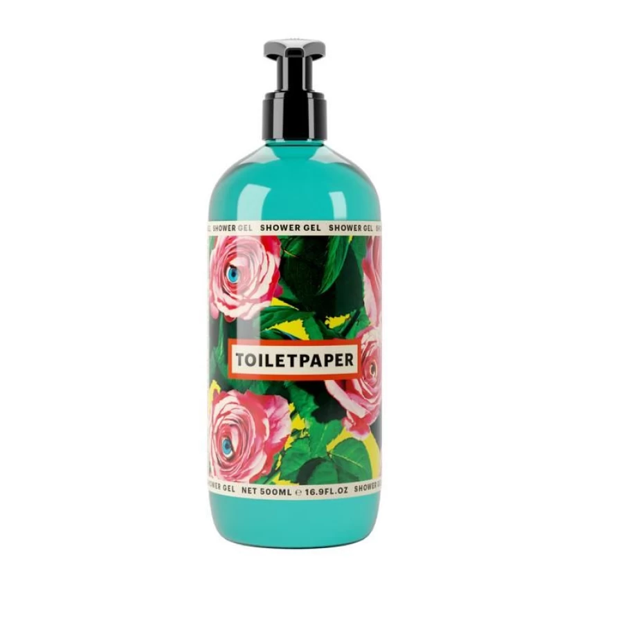 "Toiletpaper Turkish Rose & Rosemary Scented Shower Gel for Luxurious Bathing"
