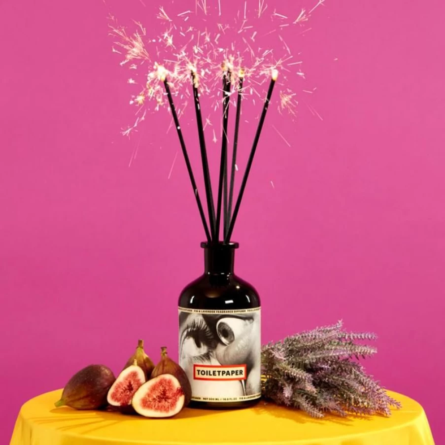 Toiletpaper Lavender Fig Scented Room Diffuser 500ml for Home Aromatherapy