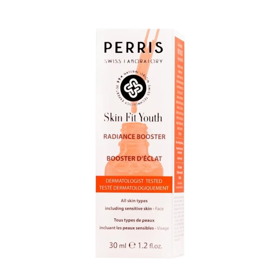 "Perris Swiss Laboratory Radiance Booster - Brightening Skin Serum for a Glowing Complexion"