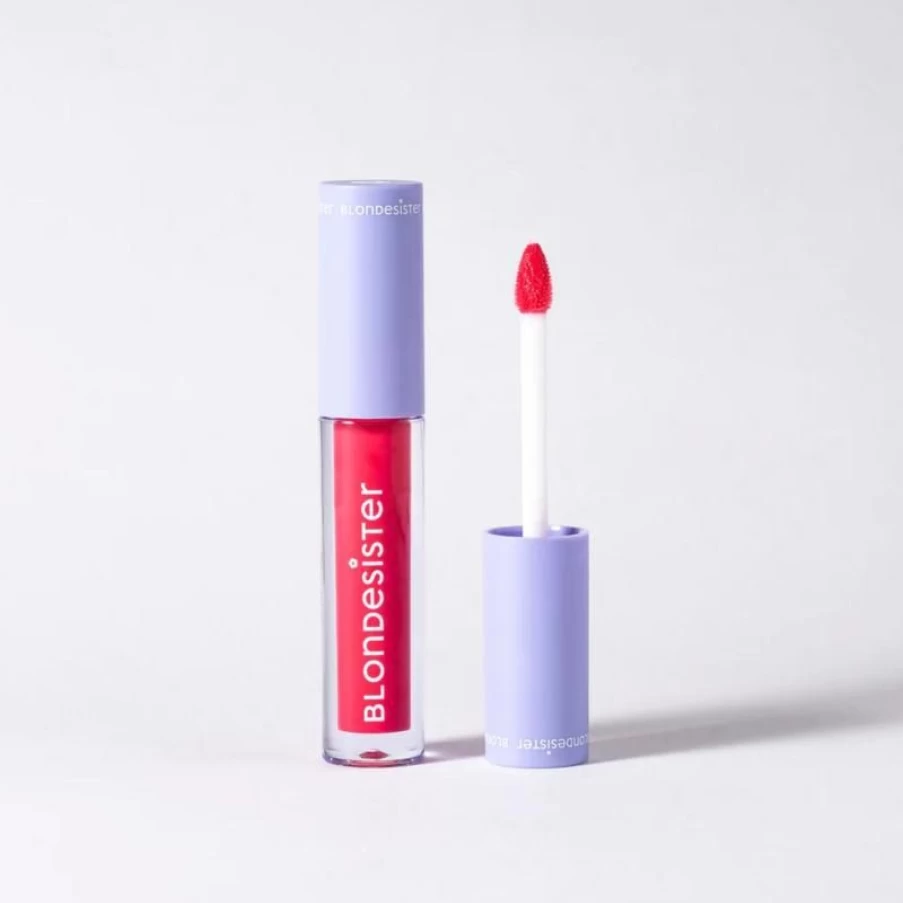Blondesheer Sweet Gloss Tinted Lip Oil - Cherry Pie Shade 03, Hydrating & Shiny Lip Finish