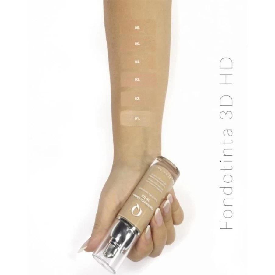 QStudio 3D HD Fluid Foundation - 30ml Flawless Liquid Makeup for Natural Coverage