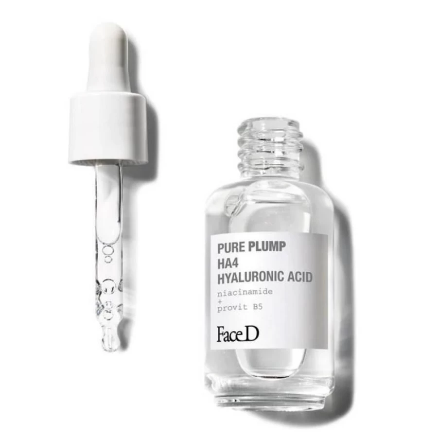 "FaceD Pure Plump HA4 Hyaluronic Acid Serum for Hydrated Skin"