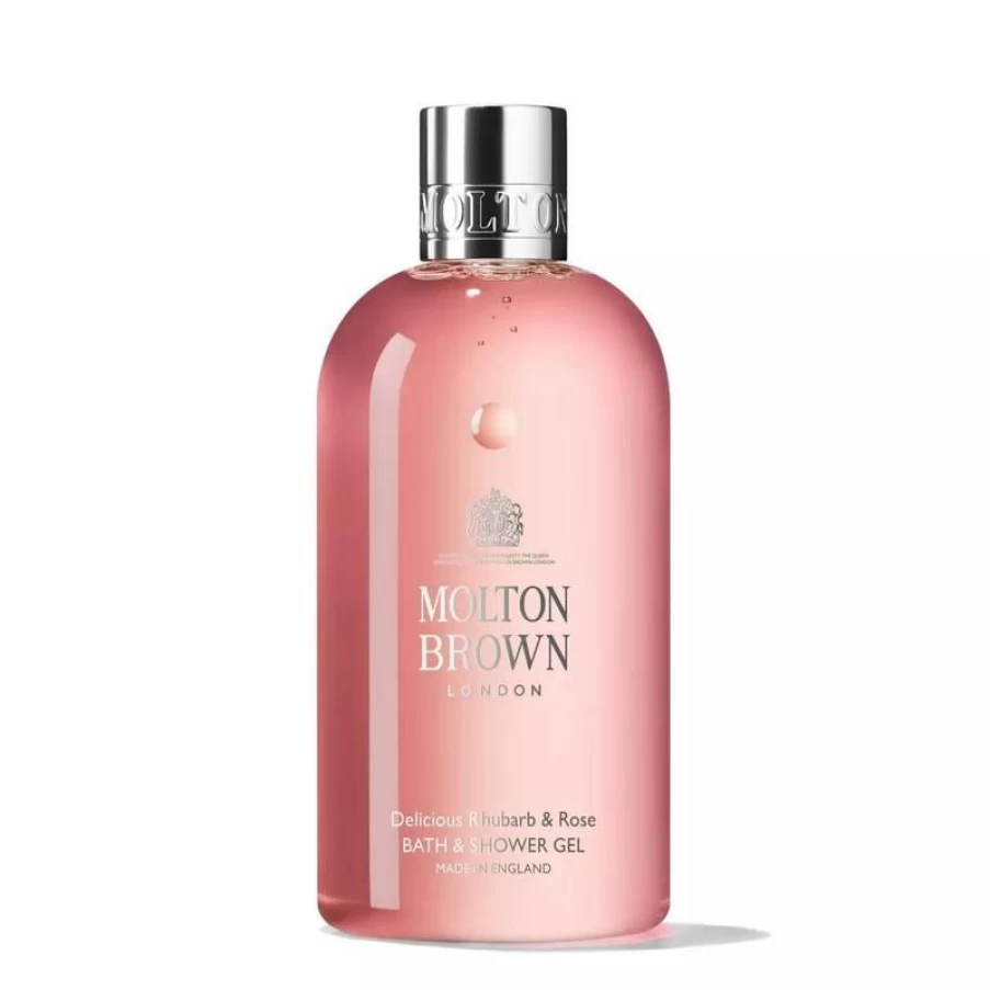 Molton Brown Rhubarb Rose Bath & Shower Gel - Luxurious Floral Scented Delight