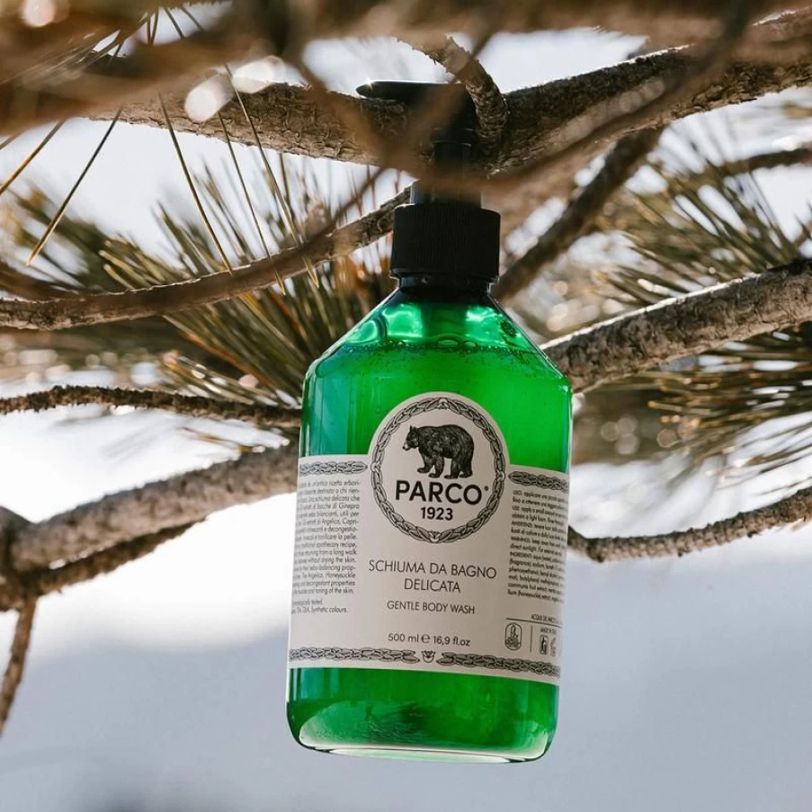 "Parco 1923 Gentle Body Wash – Hydrating & Soothing Cleanser for Sensitive Skin"