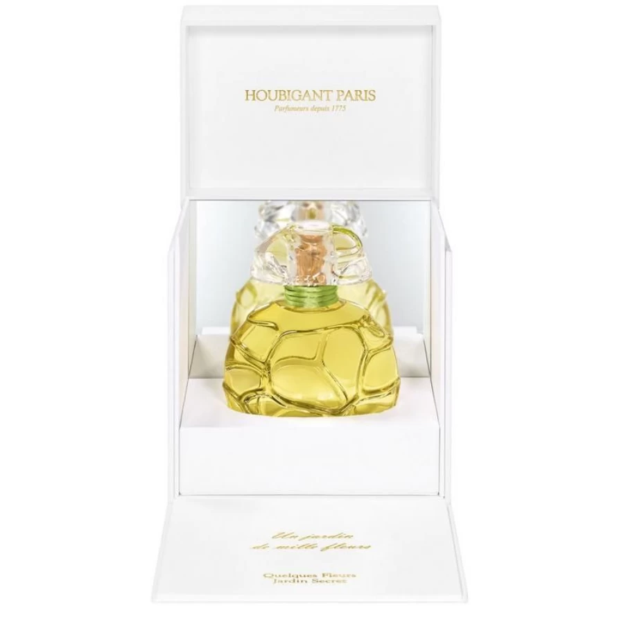 Houbigant Paris Quelques Fleurs Jardin Secret Extrait De Parfum Luxury Floral Fragrance for Women
