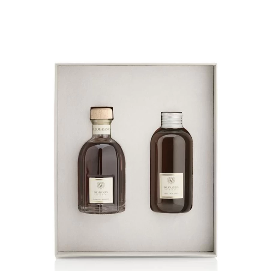 Dr. Vranjes Gift Box Set - Melograno 100mL Stick Diffuser & 150mL Refill
