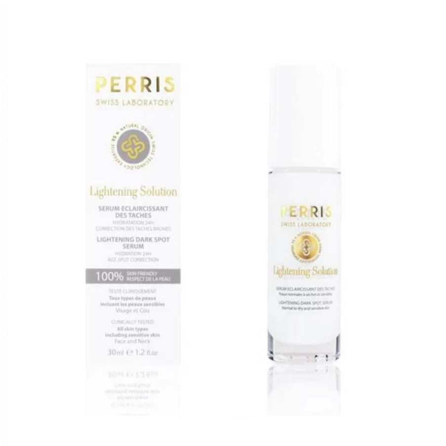 Perris Swiss Laboratory Lightening Dark Spot Serum - Brightening Facial Treatment for Hyperpigmentation & Uneven Skin Tone
