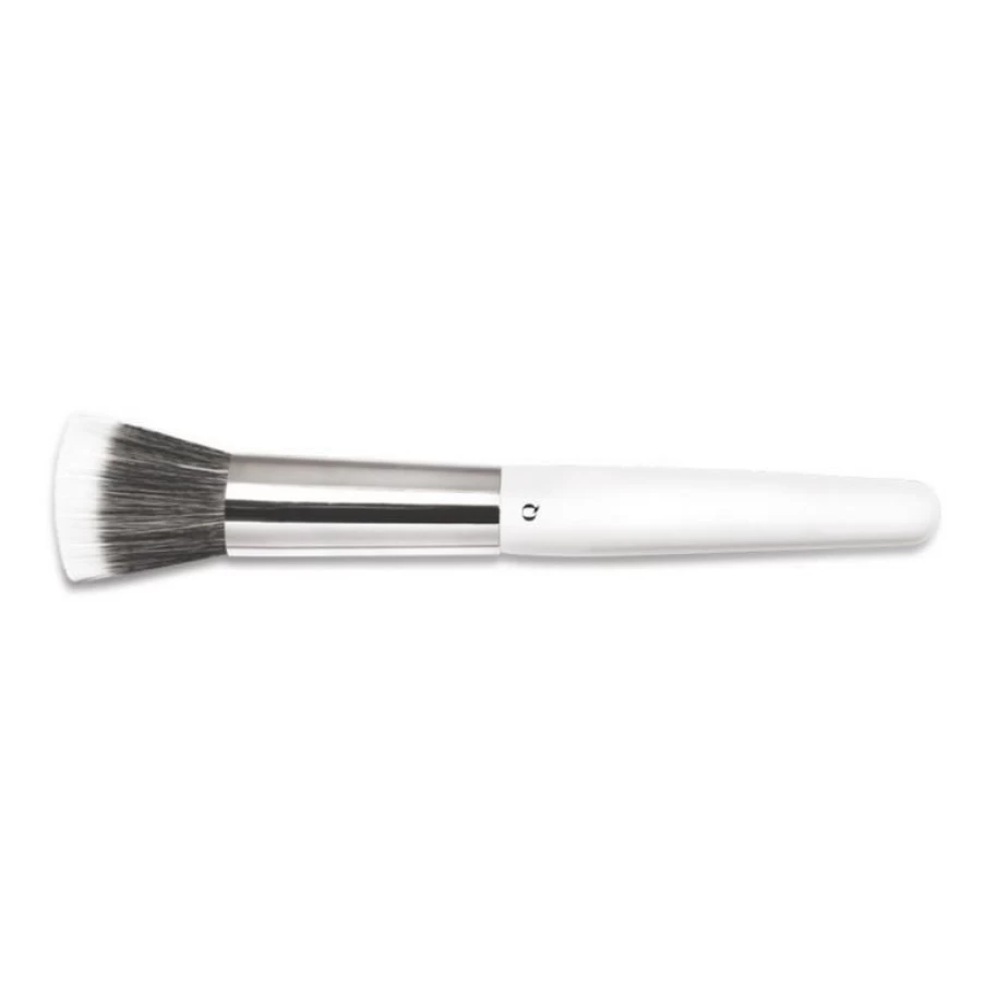 QStudio Duo Fiber Round Foundation Brush P03 - Soft Bristles for Flawless Makeup Application