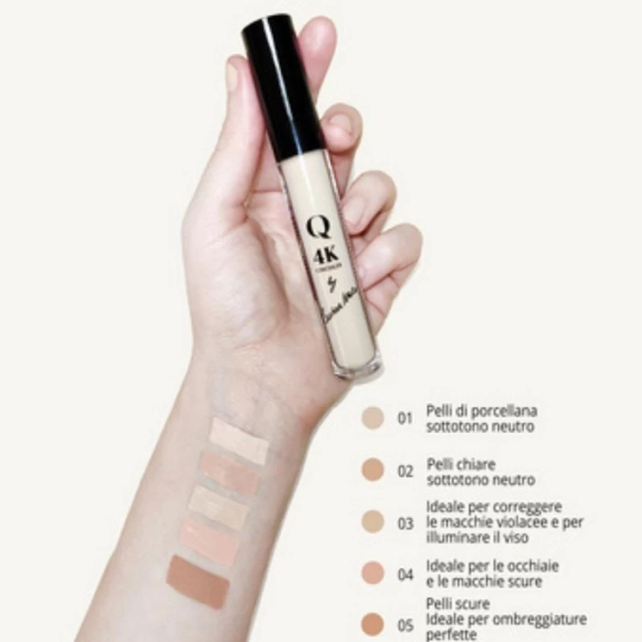 QStudio 4K High Definition Concealer - Cristina Isac 6ml Long Lasting Cover Makeup