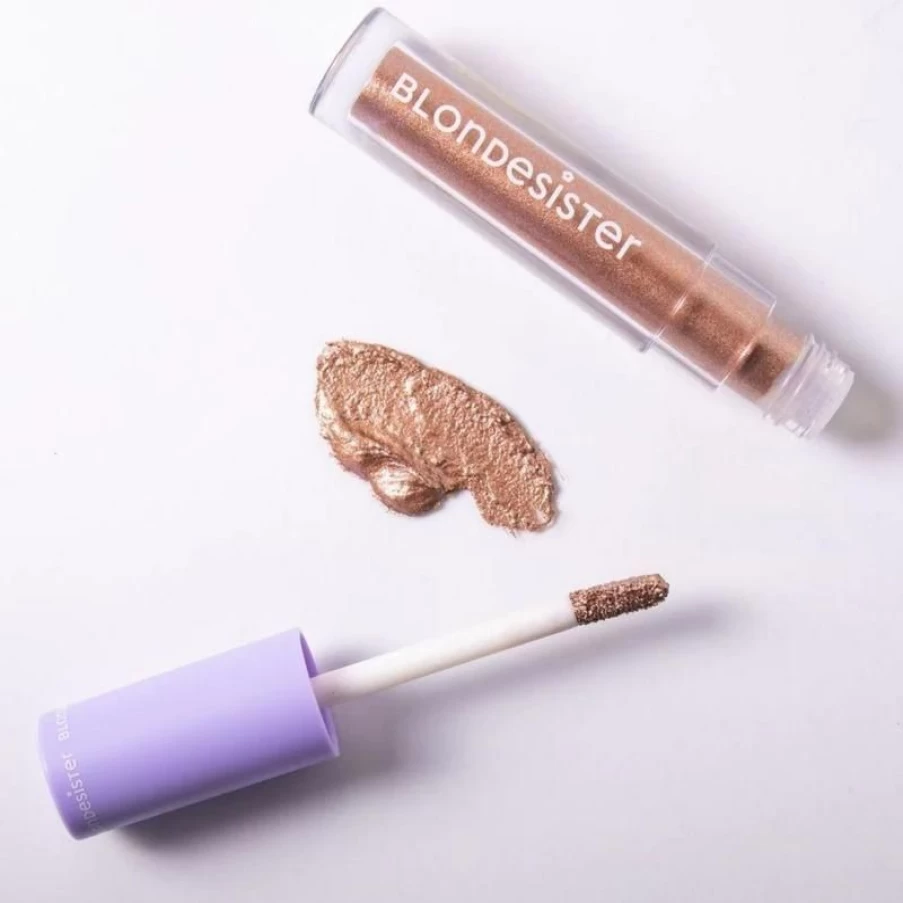 Blondesister Gloweye Eyeshadow Palette 02 Sunny Bronze - Warm Bronze Shimmer Makeup for Women