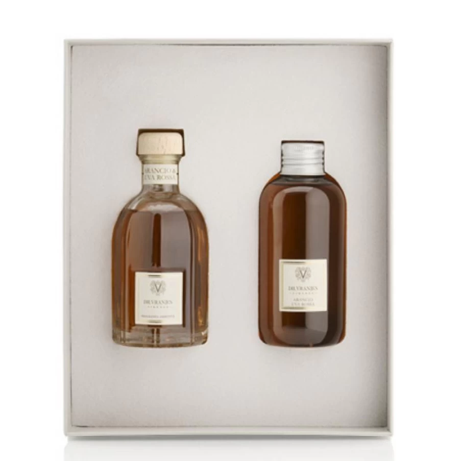 Dr. Vranjes Gift Box with Arancio and Uva Rossa Fragrance - 100mL Stick & 150mL Refill