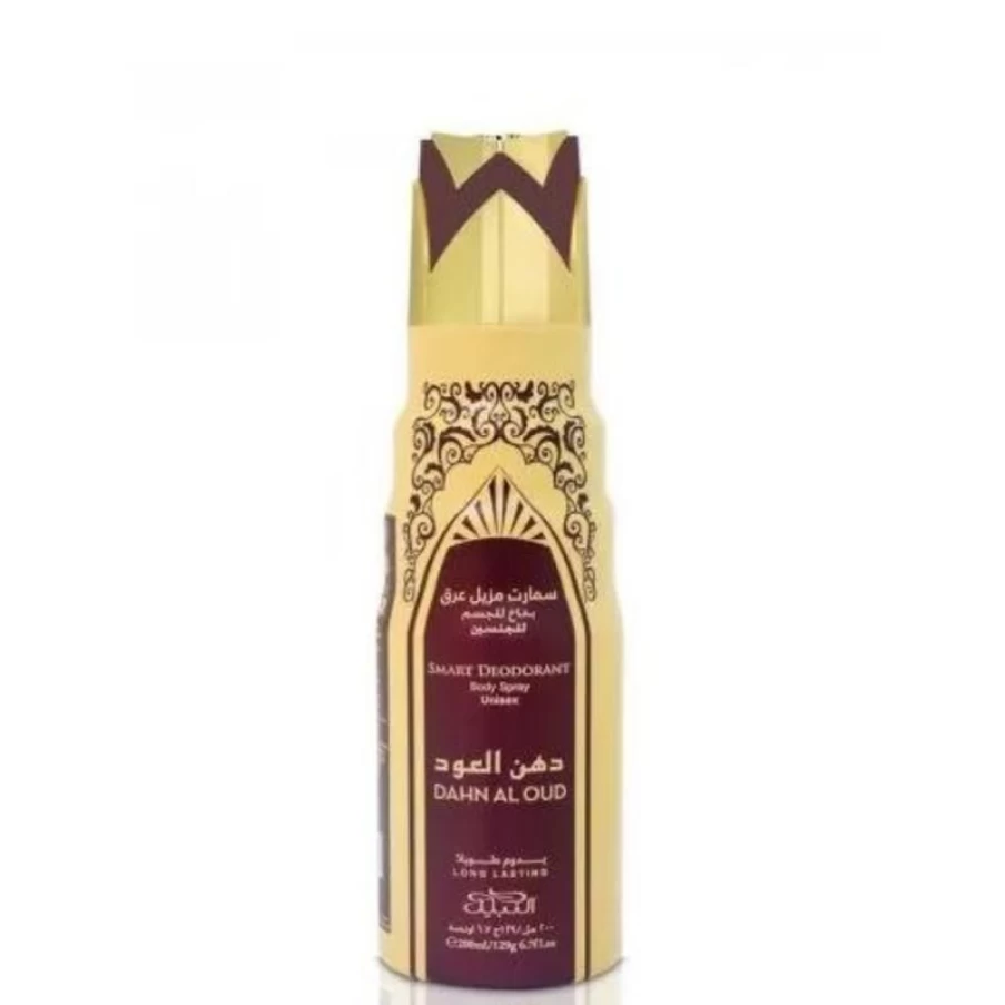 Nabeel Dahn Al Oud Premium Perfume Body Spray for Men & Women - Long Lasting Fragrance
