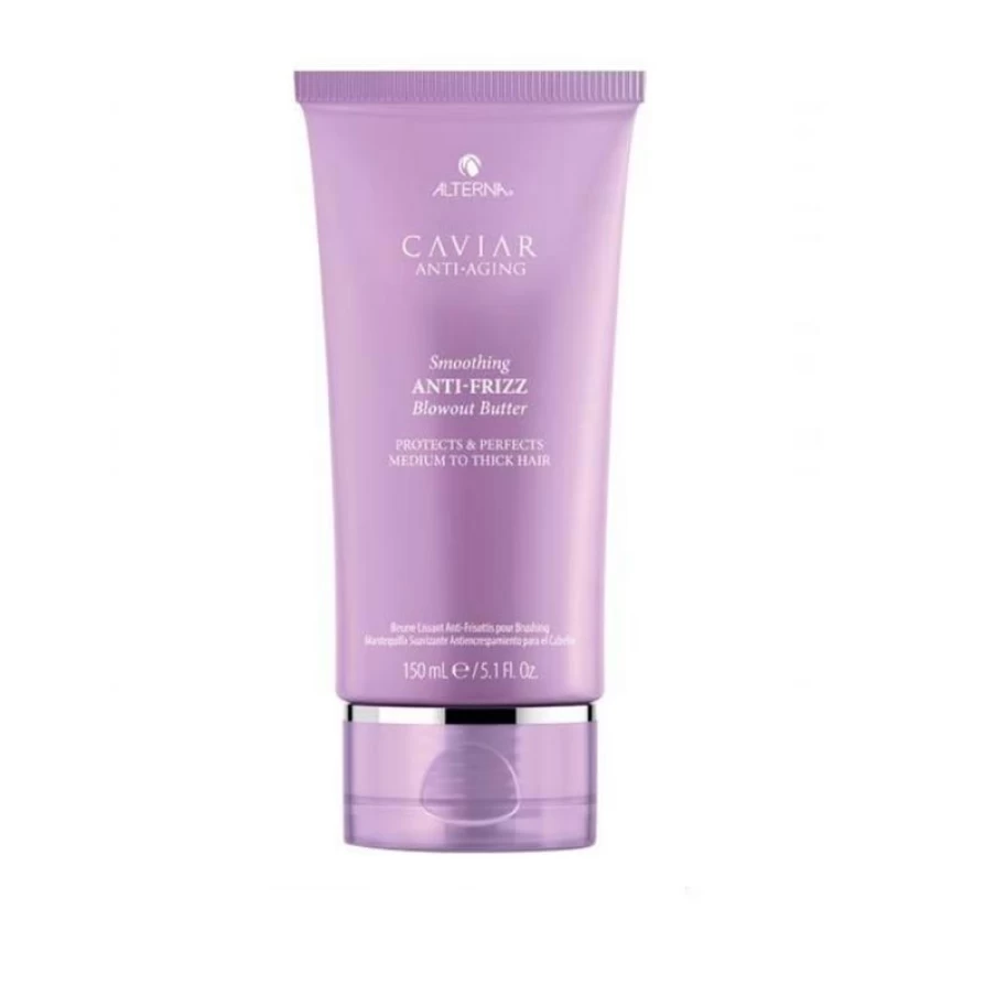 Alterna Anti-Frizz Blowout Butter for Smooth, Shiny Hair – Hydrating Styling Cream