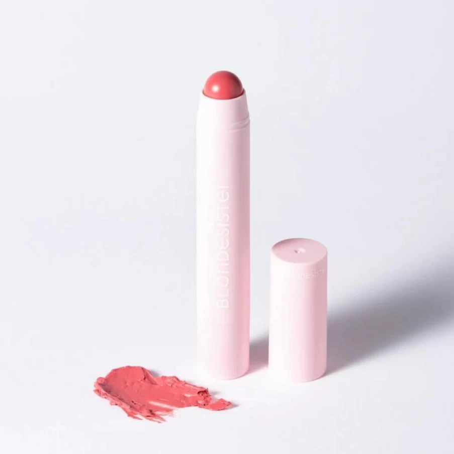 Blondesheer 2 in 1 Lip and Cheek Cream - Soft Pink 01, Multi-Use Makeup for Lips & Cheeks, Natural Blush & Lip Tint