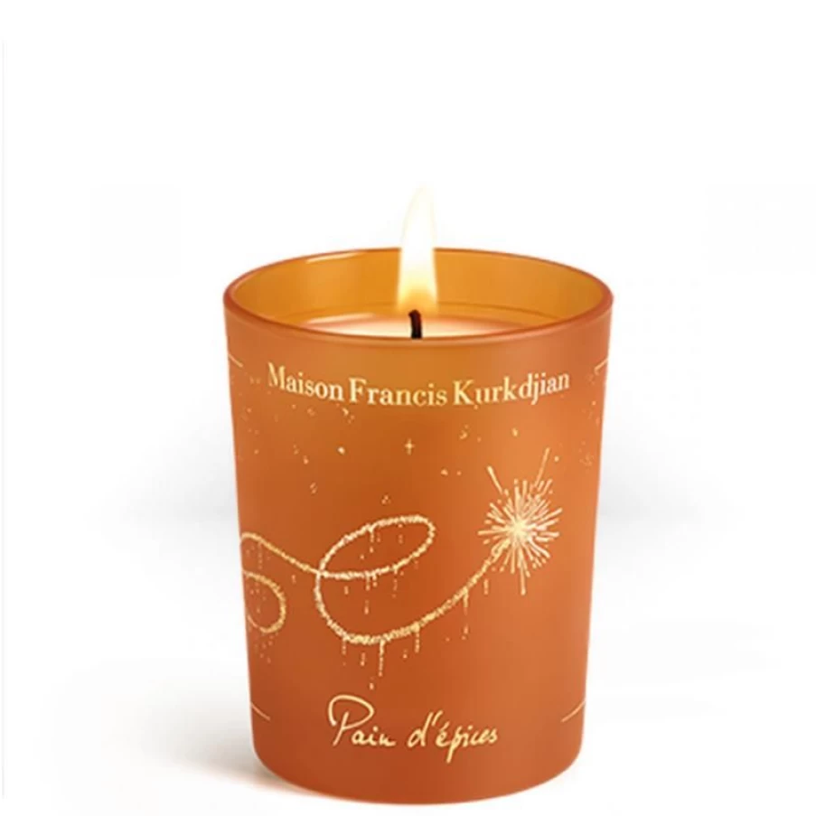 "Maison Francis Kurkdjian Pain D'Epices Scented Candle - Spiced Honey Aroma for Home Fragrance"